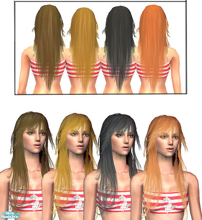Sims 2 — New hair set by _cari_ — Hope you like them