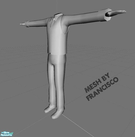 Sims 2 — New Mesh - Francisco 12 by francisssko — Mesh file ;P 