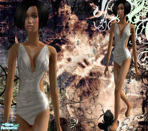 Sims 2 — Crazy Chic Swimwears - Silver by wwendy — category: swimwears color: gray