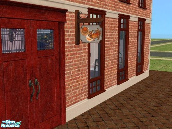 Sims 2 — Restaurant Sign Set, Seafood Sam by schweighsr — Tired of the same old restaurants? A new franchise opportunity