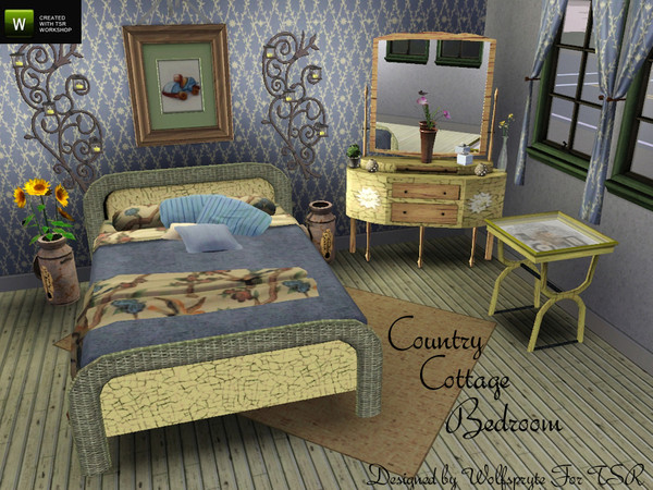 Sims 3 — Country Cottage Bedroom Collection *TSRAA* by wolfspryte — Hello! I bring you the nextin my series... Country