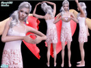 Sims 2 — Love Me More by tigergirl131 — This is a pretty pink dress with a frilly skirt. Please comment and download.