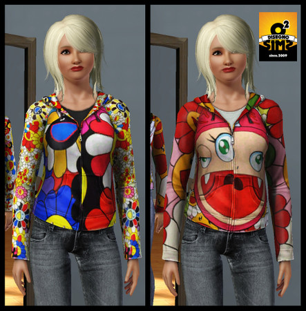 Sims 3 — Takashi Jacket by Doggxxx — o2disegno - Takashi Murakami Jacket
