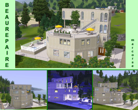 Sims 3 — Beaurepaire by marcorse — Beaurepaire was once a tyre warehouse and retail outlet. A savvy conversion has turned