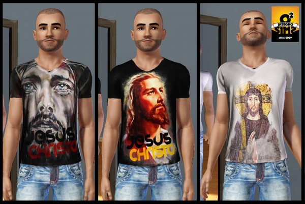 Sims 3 — Jesus Christo by Doggxxx — o2disegno - Jesus Christo T-Shirts 