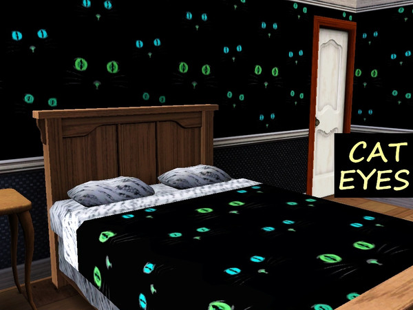 Sims 3 — Cat Eyes by allison731 — By allison731 www.thesimsresource.com Themed pattern with cat eyes. Enjoy.