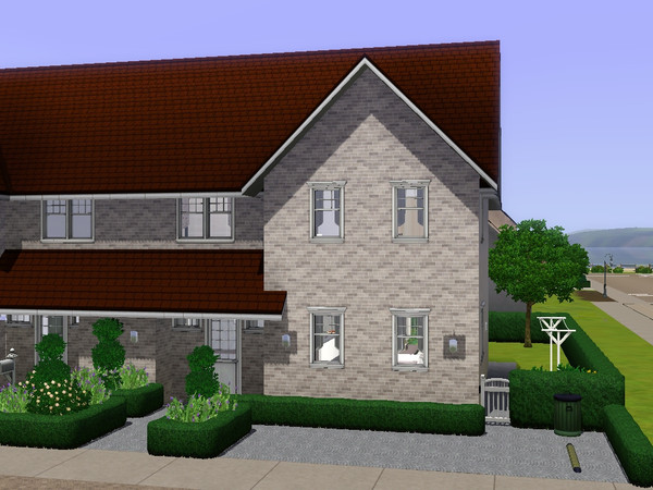 Sims 3 — Peyton by dorienski — Small semi-open house with open-plan living, dining and kitchen area, separate storage