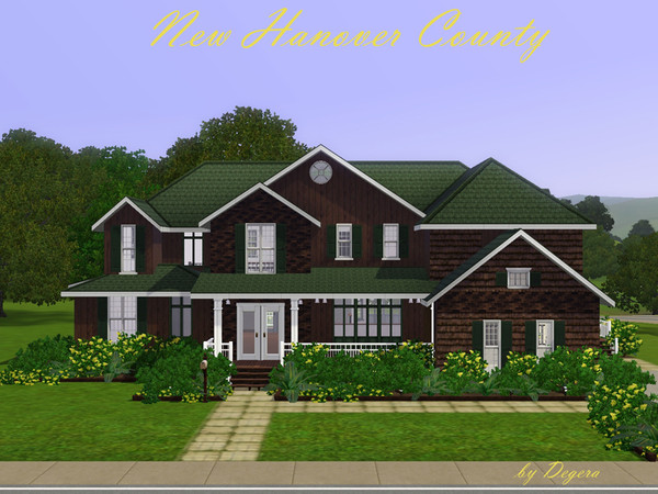Sims 3 — New Hanover County by Degera — This fabulous home is large enough for even the biggest families but small enough