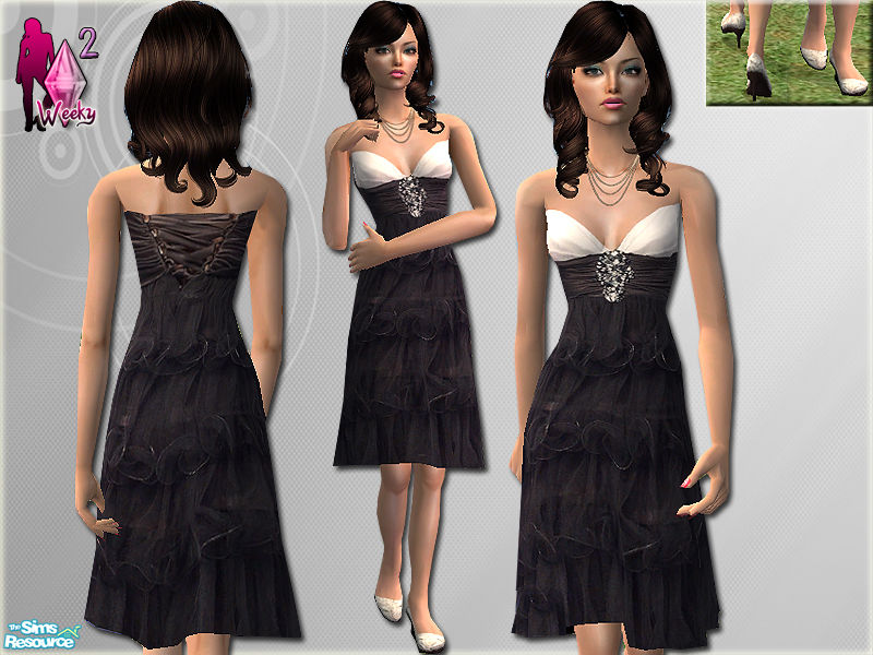 The Sims Resource - Emmy dress