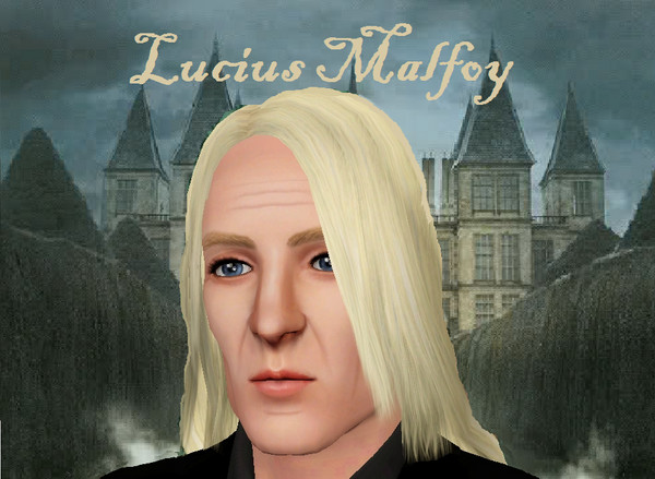 Sims 3 — Lucius Malfoy by apoetscorner — My allegiance to Dark Lord was discovered, all due to that insolent boy Potter!