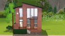 Sims 3 — [ Red Brick ] starter home by acebo082 — 2 story with 1 bedroom, 1 bathroom and a kitchen + living area