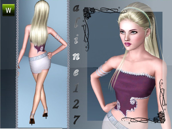 Sims 3 — Diamond Top  by aline1272 —  