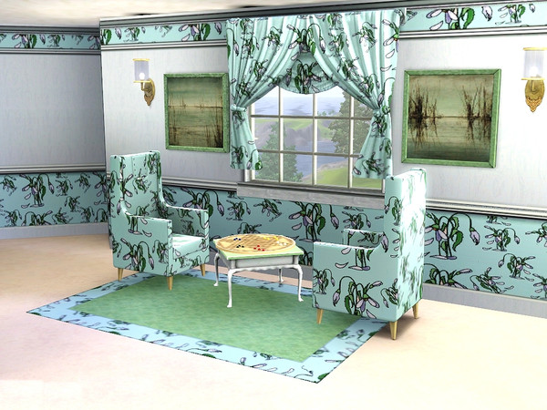 Sims 3 — marcorse_petal fall pattern by marcorse — As the name suggests, this pattern features petals falling from clumps