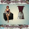 Sims 2 — Floral dress by Cleo666 by Cleo6662 — For famale adults only. Special thanks to \"allfreebrush\" for