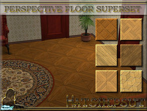 Sims 2 — Perspective Floor Superset by hatshepsut — All the Perspective wood floors in one easy download