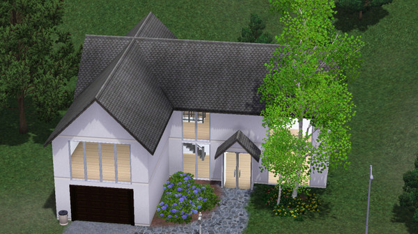 Sims 3 — Back to the White by chloesims — This house is a brilliant renovation of the 'Back to the Fushia' house in the