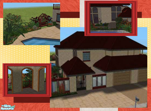 Sims 2 — Villa Zeno by rb_500 — A luxury home for your garden loving sims! The lavish landscaping speaks for itself, and