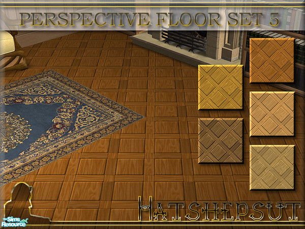 Sims 2 — Perspective Floor Set 5 by hatshepsut — A set of attractive wood floors
