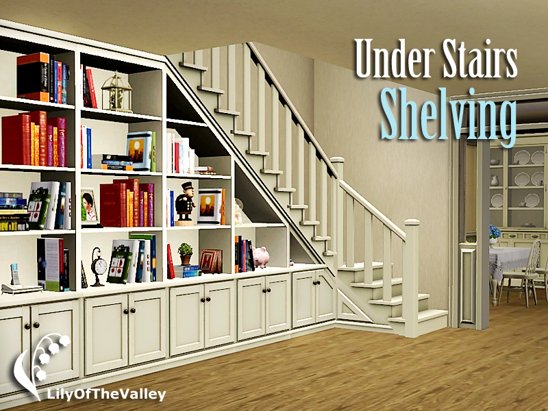 The Sims Resource Under Stairs Shelving, Under Stairs Shelving