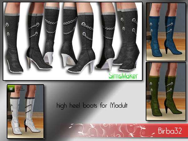 The Sims Resource - Boots chain