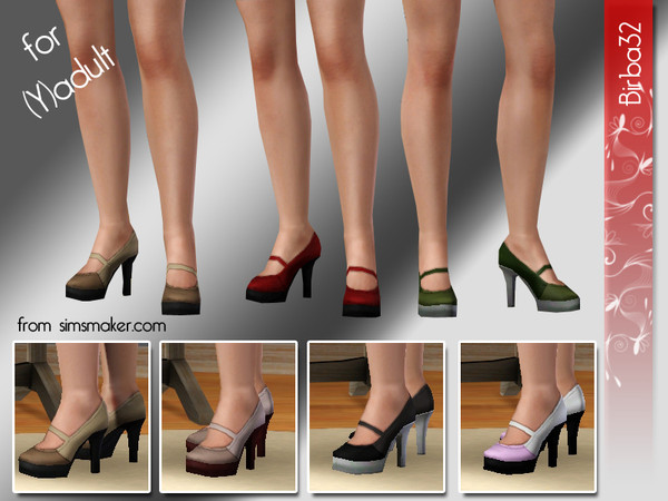 Sims 3 —  by Birba32 — High shoes for (Y)adult