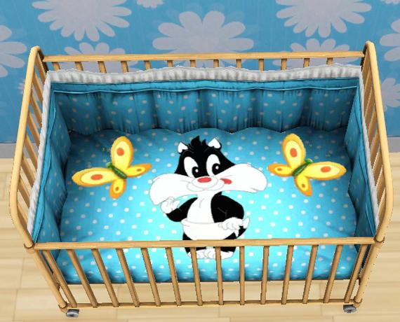 baby looney tunes crib set