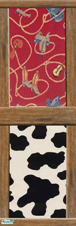 Sims 2 — Texture Challenge 75 - wall paneling- Cowboy Paneling 2 by selina012 — Part of my set for Texture Challenge 75.