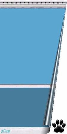 Sims 2 — Dolphin Cove - Walls & Floors - 2 Tone Lt Blue Wall by MinnieMinPin — 