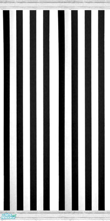 Sims 2 — Foxsensei stripe THIN plain by foxysensei — Beautiful trendy damask wallpapers in black and white.