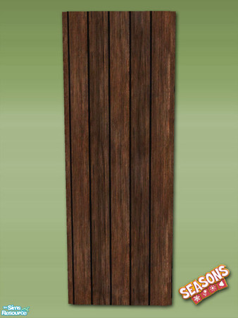 Sims 2 — Garden Shed Wall No Window - Mesh by Shakeshaft — Part of a new mesh set to create a Garden Potting Shed for