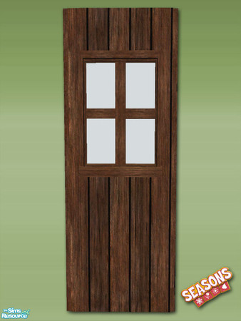 Sims 2 — Garden Shed Wall - Mesh by Shakeshaft — Part of a new mesh set to create a Garden Potting Shed for your Sims,