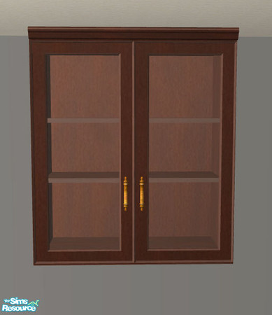 Sims 2 — PB Kitchen Recolors brown - Cupboard Doors Gass by ShinoKCR — Updated on Nov. 08 2008 - new Texture for the new