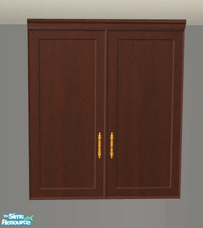 Sims 2 — PB Kitchen Recolors brown - Cupboard Doors by ShinoKCR — Updated on Nov. 08 2008 - new Texture