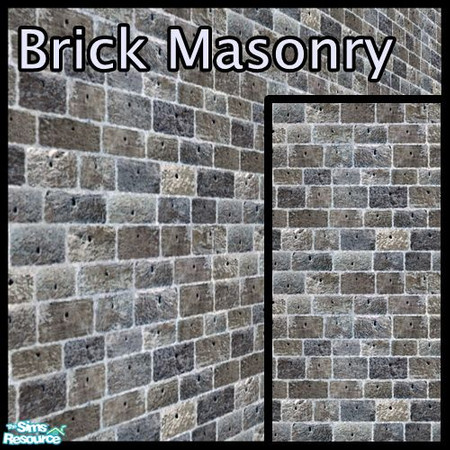 Sims 2 — brick masonry by ricarpin762 — cute brick masonry, which can be used at outdoor. 
