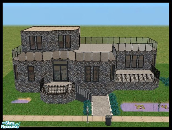 Sims 2 — Stone Fortress by ricarpin762 — Small but special, this home is perfect for Sims who want to play in a single