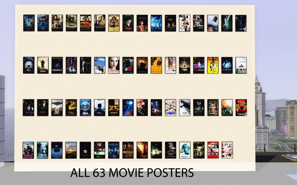 The Sims Resource - Movie Posters Collection
