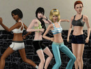 Sims 3 — Criss Crossed Strap Sports Bra by Blobby272 — It has one channel, and is perfect athletic wear for any type of
