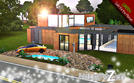 Sims 3 — Simple, Modern and Green House by Adam133 — This house is fairly simple. Its basic rectangular design proves