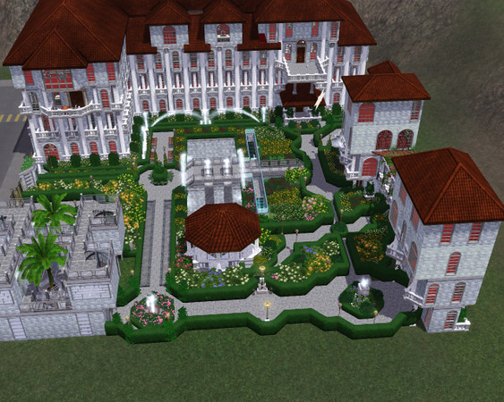 Sims 3 — Hapenzie Residence by lordenpremi2 — Future and History together. 