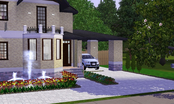 Sims 3 — Just a house by Cristabell712 — It's a good house for a family of 3-4 persons. There are 2 bathrooms, 3 small