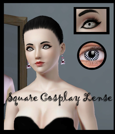 Sims 3 — Square Cosplay Eye by maorachan by maorachan2 — Square cosplay eye by maorachan