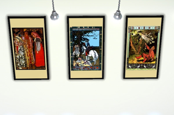 Sims 3 — Ivan Bilibin - Paintings part2 by ryuuta — 9 paintings by Ivan Bilibin. Illustrations of Russian fairy tales