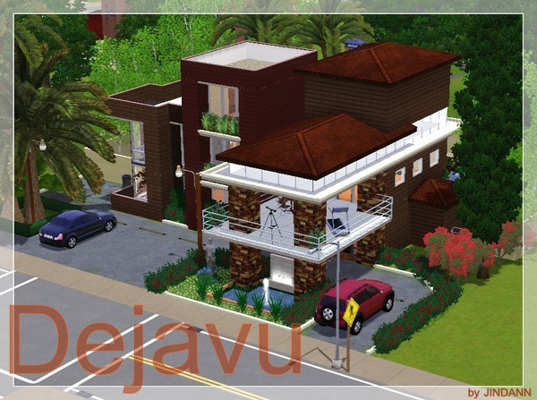 Sims 3 — Dejavu by Jindann — Modern house by Jindann TSR