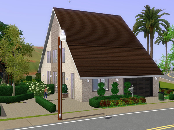 Sims 3 — Scavo by dorienski — Contemporary packed house for a large family. Downstairs: an open-plan living, dining and