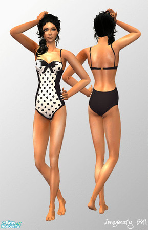 Sims 2 — Swimwear with peas by Imaginary Boutique — it\'s summer time!