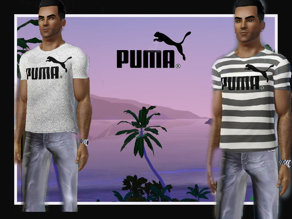 Sims 3 — puma shirt by monkri2001 — puma tshirt everyday and athletic