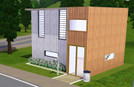 Sims 3 — Simple modern house to start ($16393) by kiop2952 — A small house fully equipped, modern type, containing the
