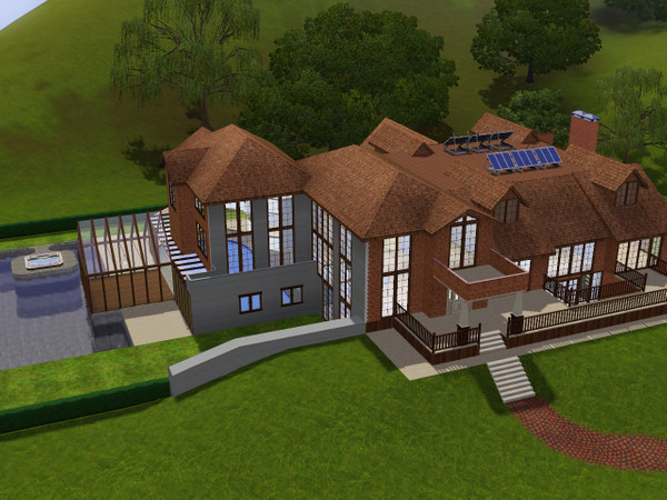 Sims 3 — Goldenhill Mansion by Vic3y — Based on the incredible home by A &amp;amp;amp; B homes, This luxury
