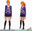 Sims 3 — Glitter hoodie by Tegi — Here I am again =) This time there is a sport hoodie. Two recolorable areas, available