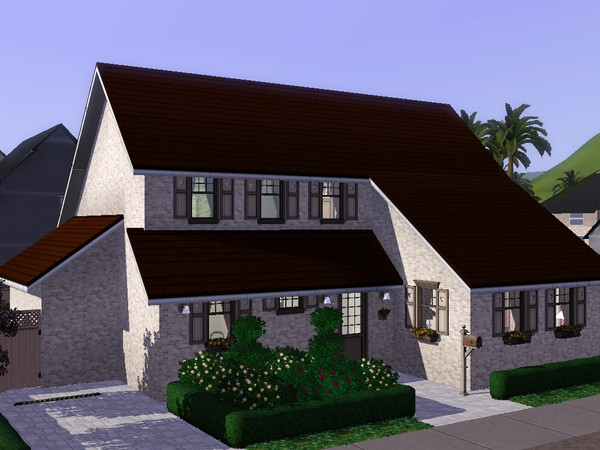 Sims 3 — Joy by dorienski — Small cosy cottage house with living and dining area, kitchen with separate dining area,